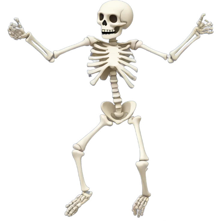 Skeleton dancing  emoji