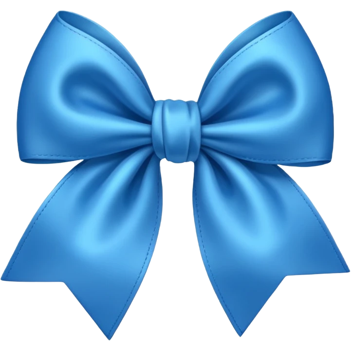 emoji moño azul emoji