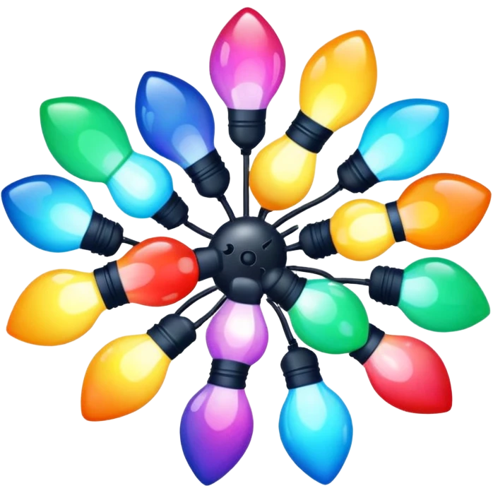 colorful lights emoji