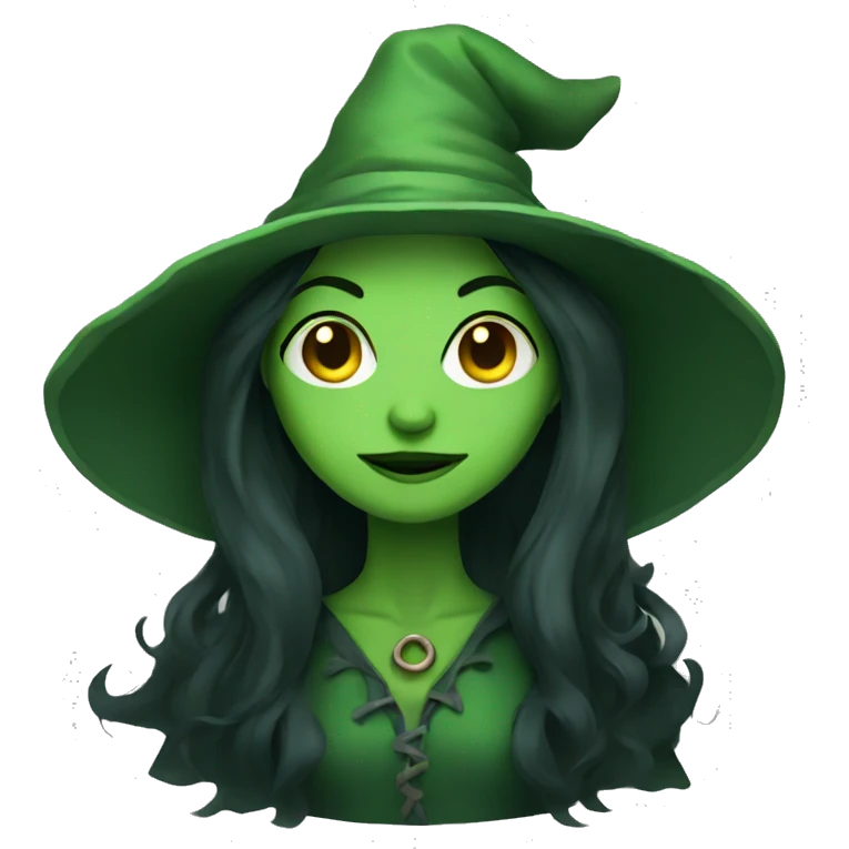 green witch emoji