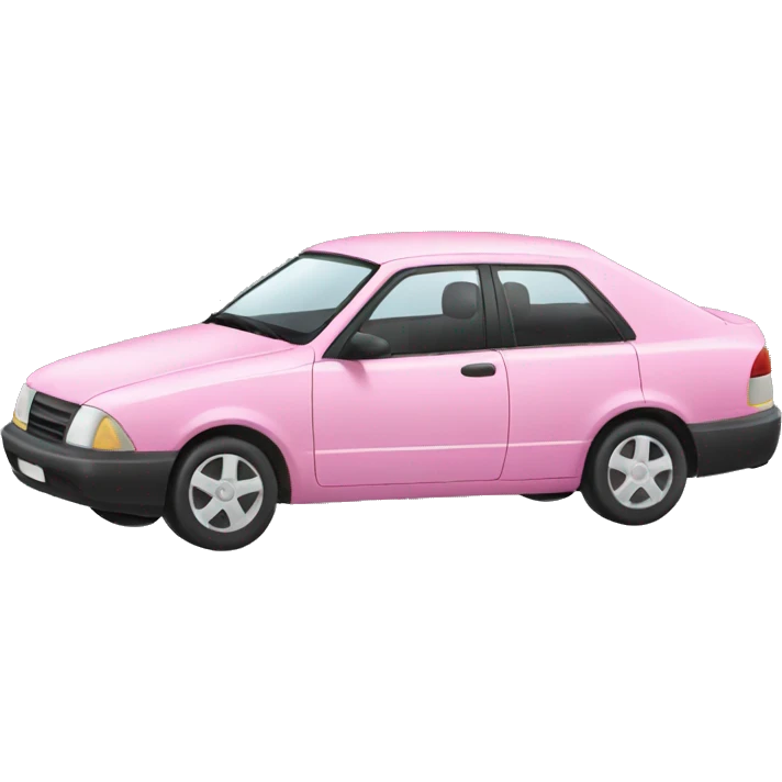 Coche rosa emoji