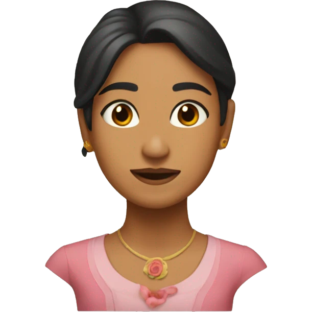 Morena rosada emoji