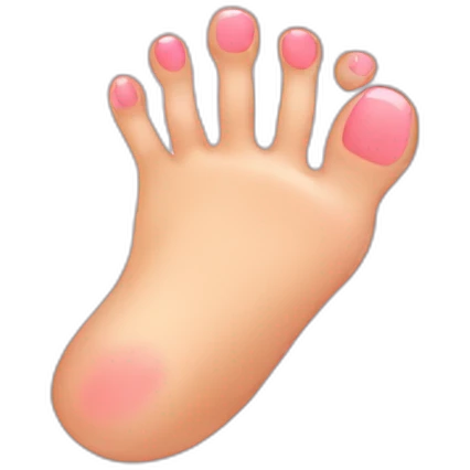baby toes emoji