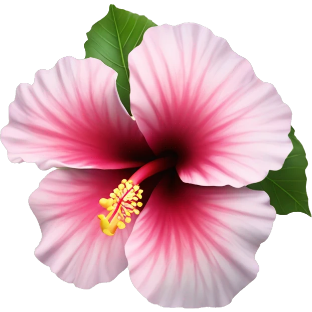 enchanting hibiscus flower that looks special but very pretty emoji