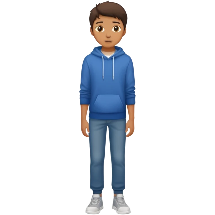 14 years old guy full body emoji