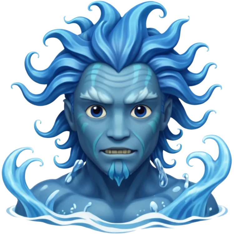 water elemental man emoji