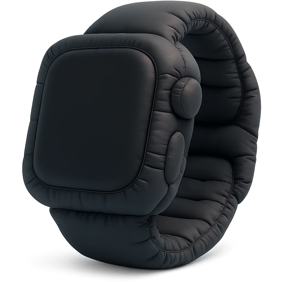 black apple watch emoji