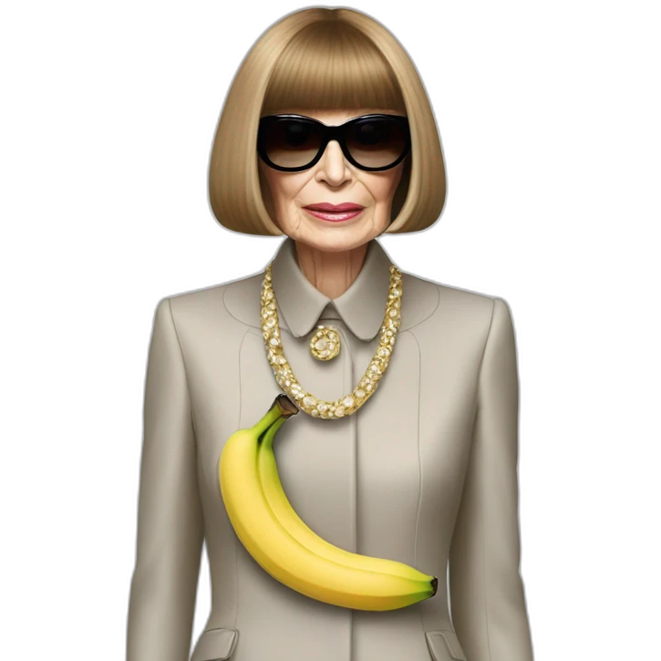 Anna wintour is a banana emoji