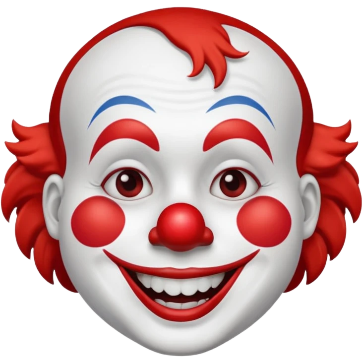 red clown emoji