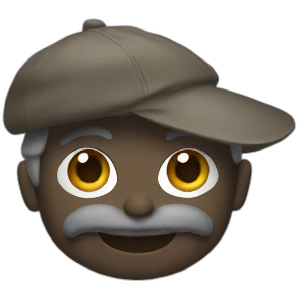 Pêche noire emoji
