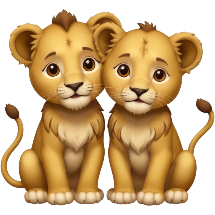 a lion cup twins  emoji