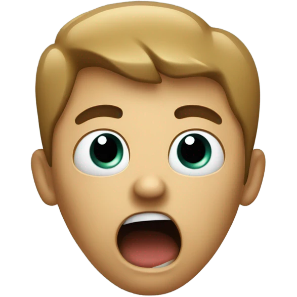 Create a person freaking out emoji