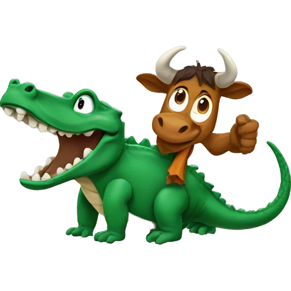 gator and longhorn  emoji