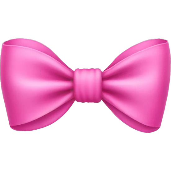 Pink bow emoji
