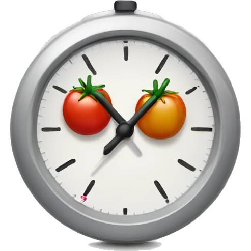 A pomodoro timer emoji emoji