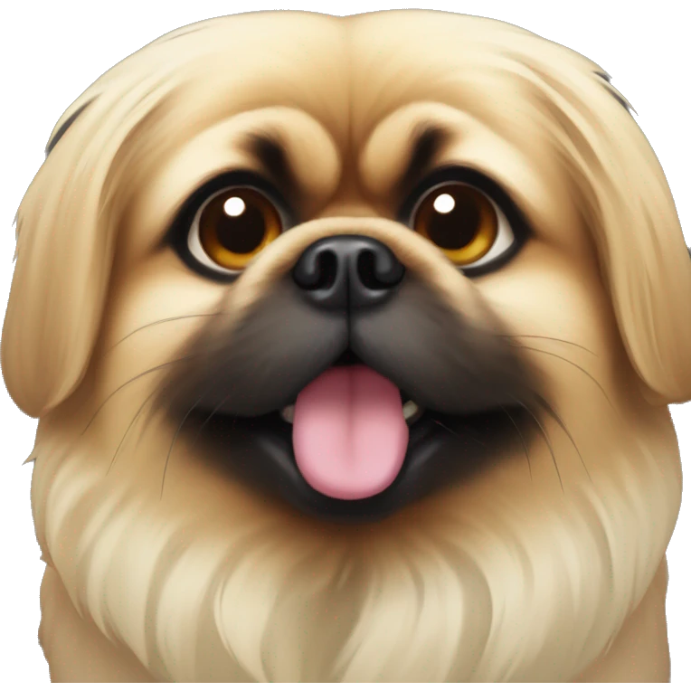 pekingese dog emoji