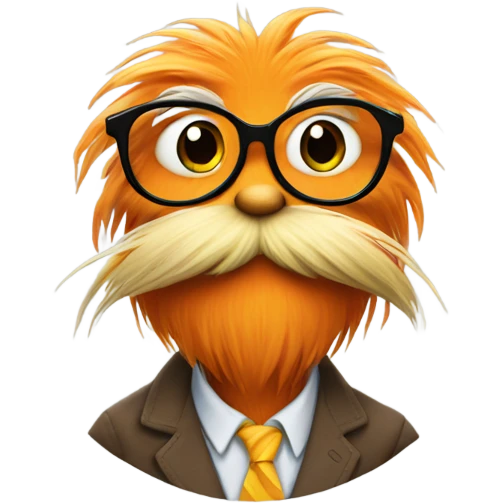 Preppy Lorax emoji
