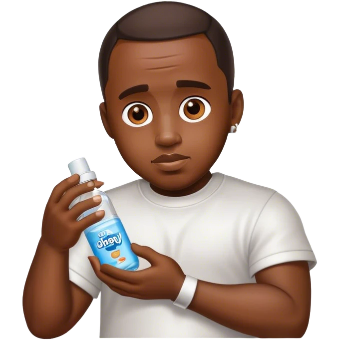 diddy holding baby oil emoji