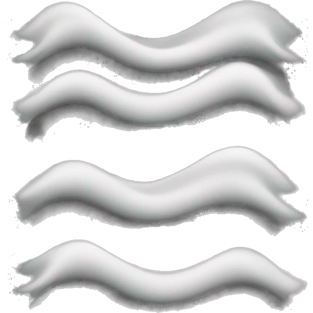 3 isolated waves of airflow emoji