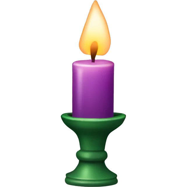 Christmas candle emoji