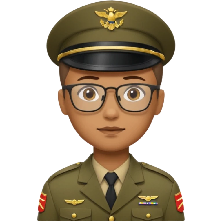 soldier with glasses emoji