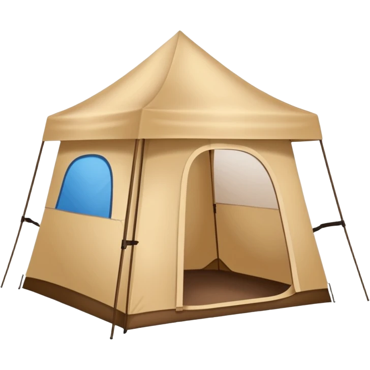 Spray tan tent emoji
