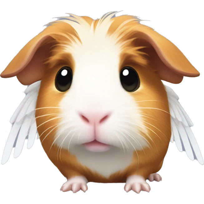Guinea pig with big wings emoji