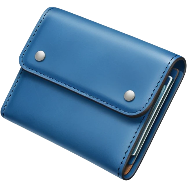 blue wallet emoji