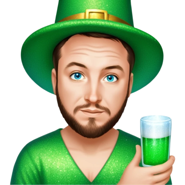 Sparkling Leprechaun emoji
