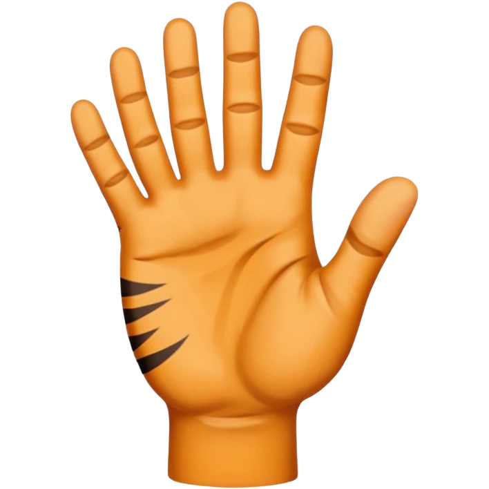 tiger hand sign emoji
