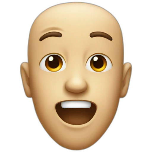 face with one finger on the nose emoji