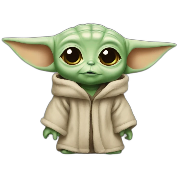 baby yoda at university emoji