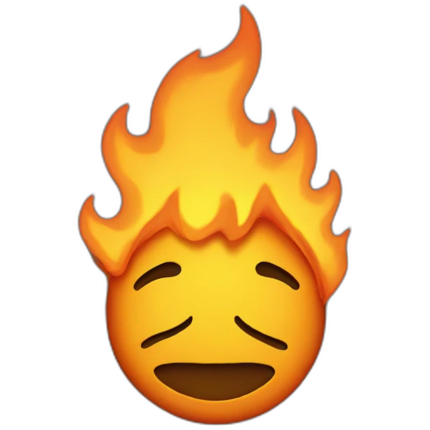 vinyl on fire emoji
