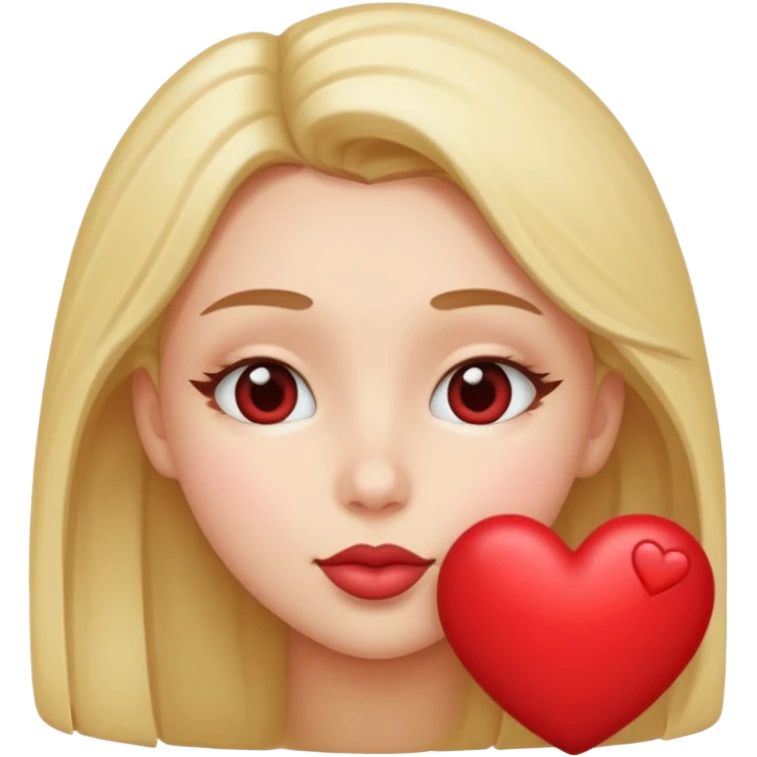 Kissy face hart eyes emoji