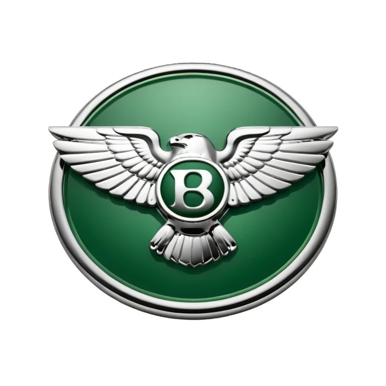 bentley logo with green background emoji