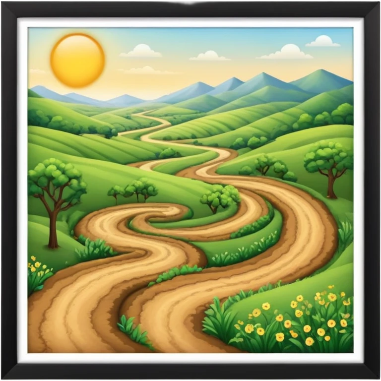 Country backroads emoji