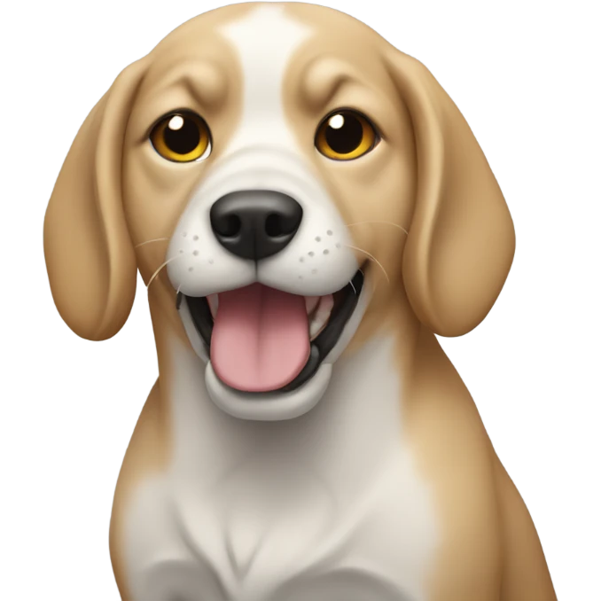 Dog in a hellcat emoji