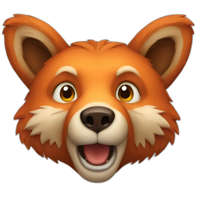 bear as fox emoji