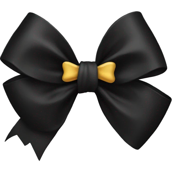 black bow emoji