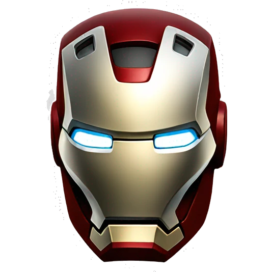 Iron man helmet  emoji