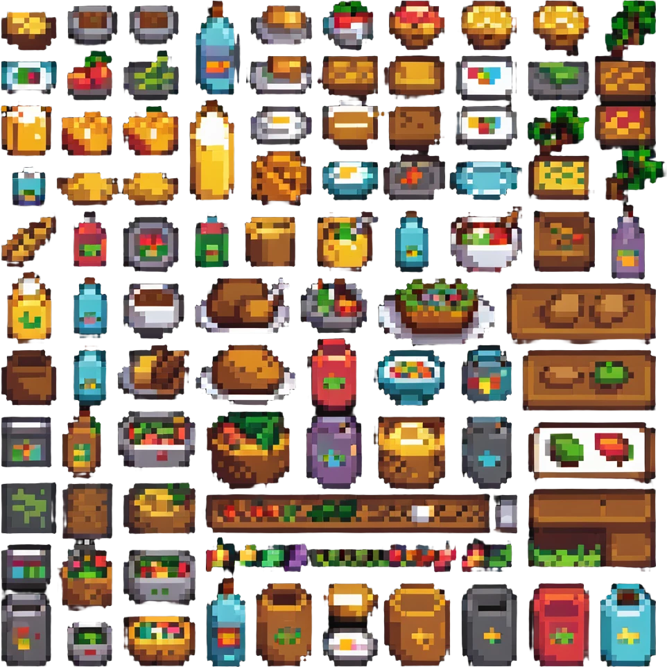 food item in pixel art style with a 32-color palette emoji