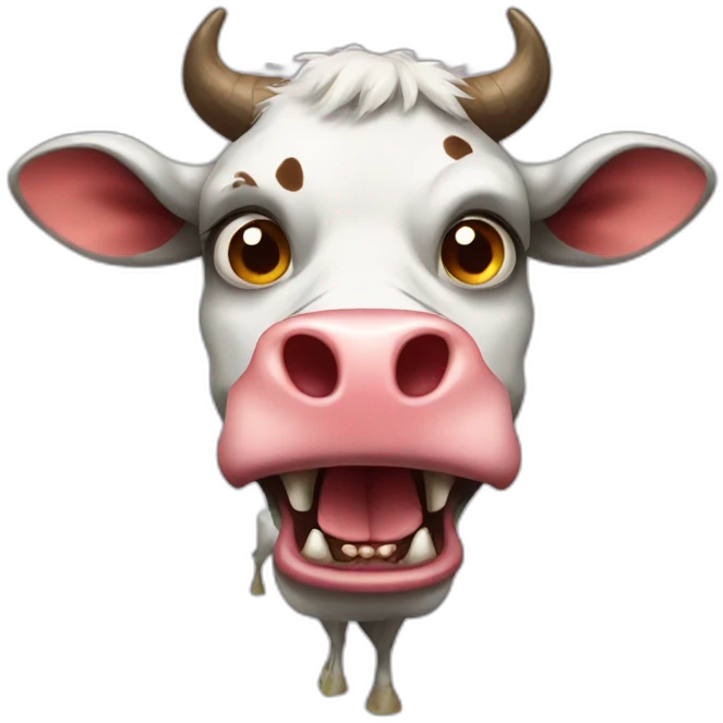 zombie cow emoji