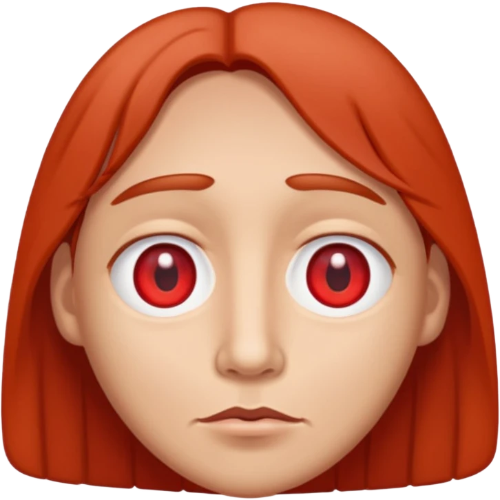 Dude that's real high with red eyes droopy eyes cheeks and Chong style emoji