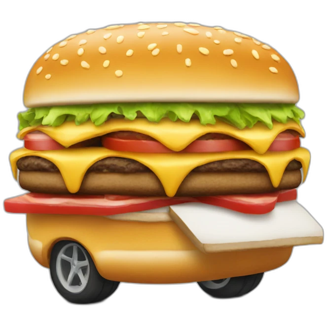 Burgercar emoji