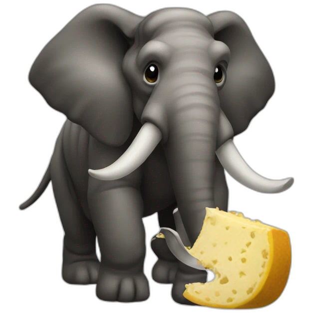 mammuth eating data emoji