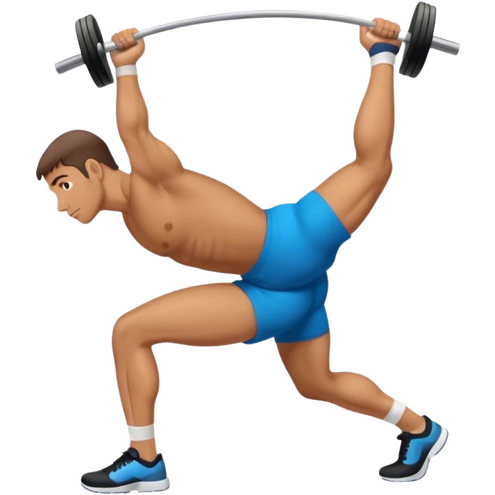 side-view man weighted glute-bridges emoji