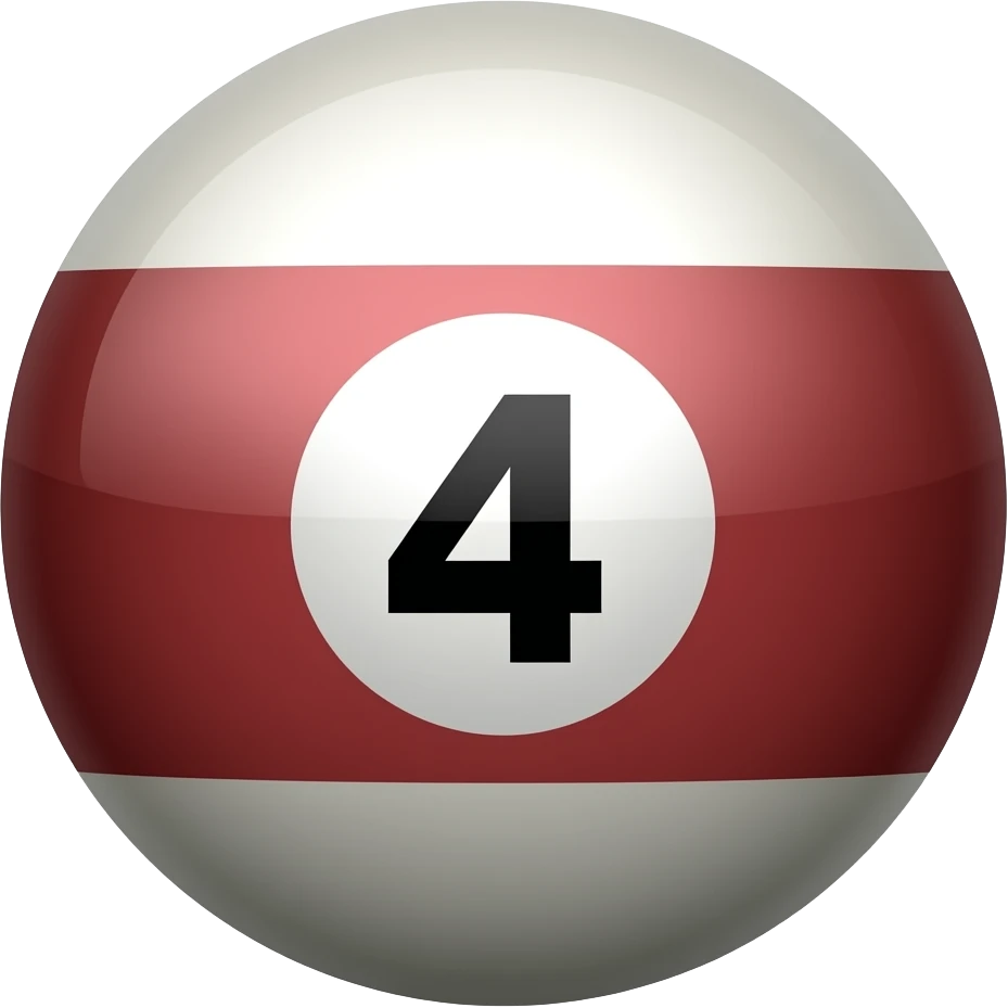 Pool ball 4 emoji