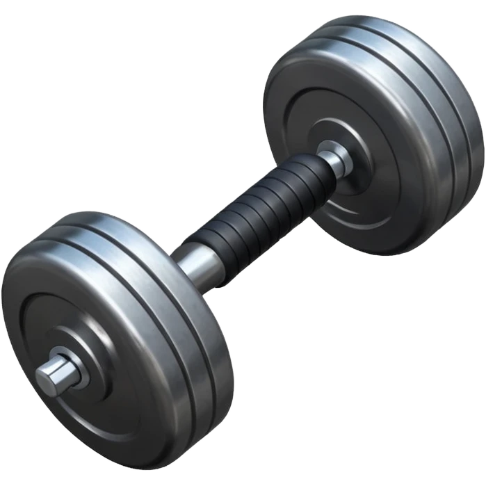 single dumbbell emoji