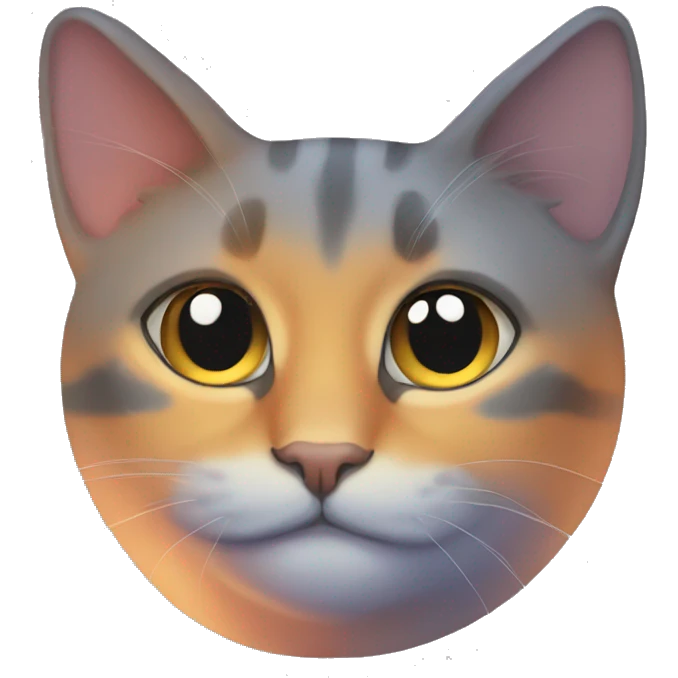Sunset cat emoji