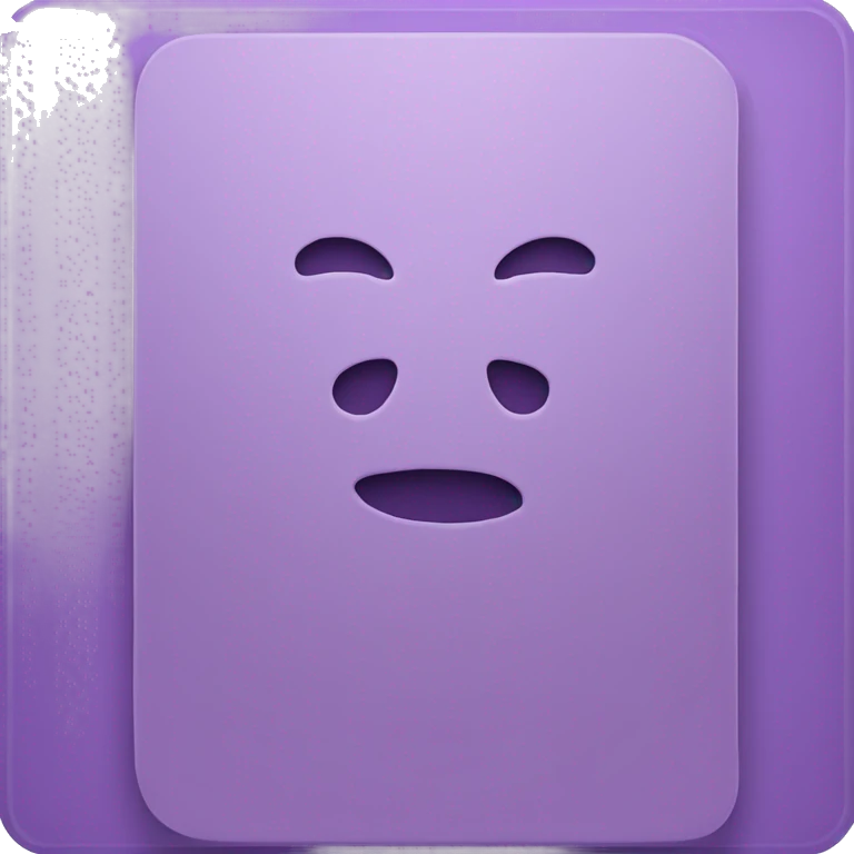 Purple iPhone 11 emoji